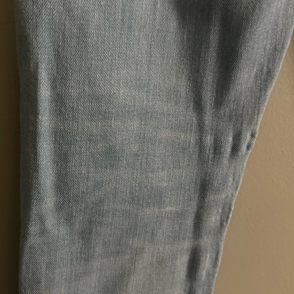 Rag & Bone Women's Mid Rise Ankle Skinny Jeans in Light Blue wash Distressed 31 - Picture 11 of 15